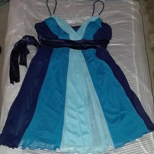 City Triangles Blue Dress